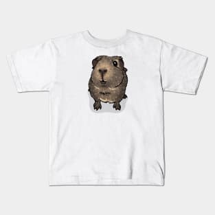 Cream Agouti Guinea Pig Kids T-Shirt